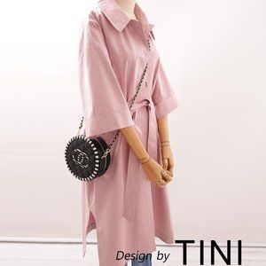 Trench Coat Over fit / New w/o Tag / Pink trench coat / Blue trench coat